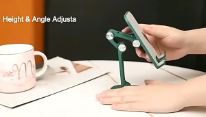 ที่วางโทรศัพท์ ขาจับโทรศัพท์ ขาตั้งโทรศัพท์ ขาตั้งมือถือ ปรับสูงต่ําได้ พับเก็บได้สะดวกพกพา ใช้ได้ทั้งมือถือและแท็บแล็ตทุกรุ่น