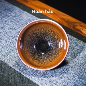 Đĩa Trà Kiểu Bắc Tống Hình Thỏ 125cm Phụ Kiện Trà Đạo Đĩa Trà Matcha Tráng Men Cao Cấp Chất Liệu Gốm Sứ Thủ Công 1300 Độ C