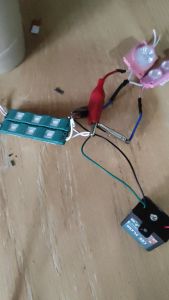 Modul Led flash blitz kilat pesawat 12v 24v bisa distel