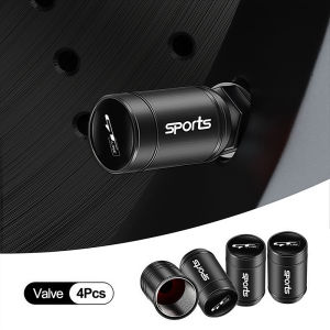 4Pcs Car Tire Valve Caps Metal Dust Proof Cap For Kia GT Line Stinger Sonet Sportage Ceed Picanto Rio Proceed Niro Stonic Optima