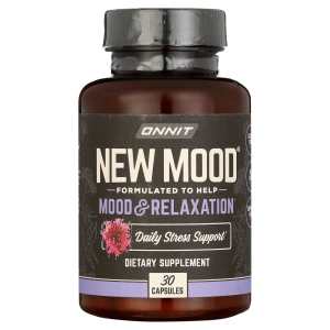 Onnit New Mood Stress Formula Capsules Reduces Anxiety Improves Mood Promotes Sleep