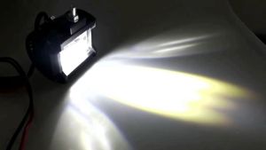 12V-24V Lampu sorot mobil 4 inci 78W satu lampu 2 mode warna terang Led Cree putih dan kuning lampu kerja paduan aluminium 3 cermin cembung + COB lampu kerja Led super terang