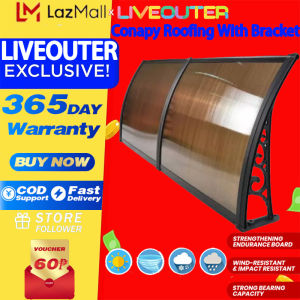 LIVEOUTER Canopy Shade Waterproof with Frame Heavy-duty Shades Awnings Sun Shade Waterproof Outdoor for Door and Window