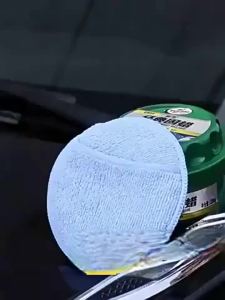 Car Detailing Applicator Pads Car Care Waxing Polish Sponges Soft Microfiber Round Pocket Foam Sponges Car Cleaning Tools