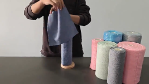 Top Seller MICRO-FIBER CLEANING CLOTHS ROLL | 6pcs Reusable Towel Washable Cloth | Super-Absorbent Microfiber Towel Roll | Disposable Kitchen Towels Quick-Drying Cleaning Cloth | Reusable Washable Scratch Free Ultra-Absorbent Dish Rags (RANDOM COLOR)