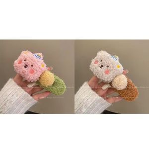 คลิปหนีบผมรูปหมีพันธุ์พิเศษขนาดใหญ่ ทรงปากเป็ด น่ารัก คลิปหนีบผมสำหรับเด็กผู้หญิง ทรงหลังศีรษะ ทรงกลม สไตล์เกาหลี