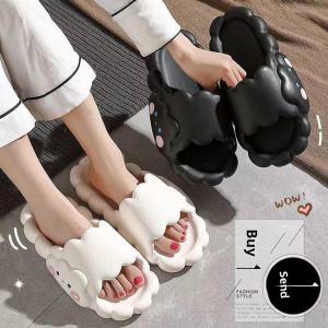 รองเท้าแตะผู้หญิงแบบสวมทับหนังสัตว์ PU สไตล์การ์ตูนน่ารักสำหรับใส่ในบ้านในฤดูร้อนสำหรับคู่รักแบบสองคู่ รองเท้าแตะแบบสวมสำหรับใส่ในบ้านสำหรับผู้ชายและผู้หญิง