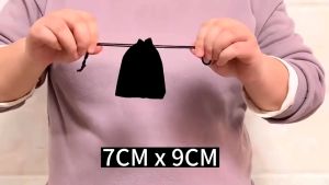 Soft Flannel Drawstring Gift Bag Jewelry Wedding Birthday Party Bag Dust Protect Beg Hadiah Kecil