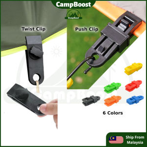 CampBoost Flysheet Clip Camping Tent Clip Fly Tarp Clamp Tarpaulin Clips Canvas Cloth Buckle Awning Wind Rope Shark Klip