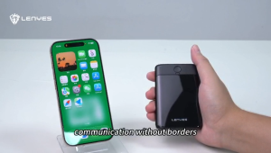 PW0008D - PowerBank [ Sertifikat CCC ] LENYES PW-0008D AI Magnetic Powerbank 5000mAh Wireless Charger 15W Magsafe + PD 20W Fast Charging Power