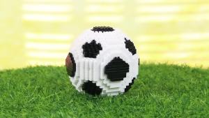 Creative Mini Sports Soccer Building Blocks Football Model Ball Games Set Assembly Bricks Toys Gifts For Kids Children Boy Adult