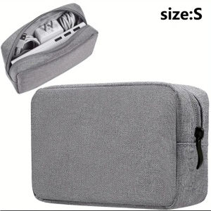 Digital Accessories Storage Bag Portable Waterproof Zipper Travel Carry Organizer Pouch for Cable Data Charger Headphone U Disk