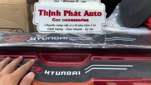 Bộ set 9 Miếng Decal Dán Bảo Vệ Bậc Xe oto nẹp bậc chân cửa cốp xe