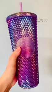 |CHÍNH HÃNG| LY STARBUCKS PURPLE SWIRL SIZE KHỦNG 24oz