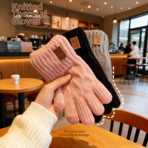 Warm Windproof Cold Weather Knitted Gloves