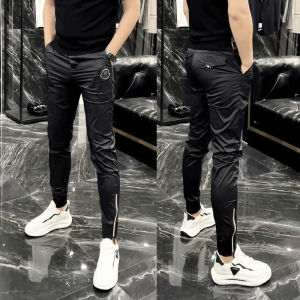 Quick Dry Slim Fit Mens Summer Thin Sport Pants Casual Versatile Trendy Youth Leisure Trousers Tagkita Brand Nine Points