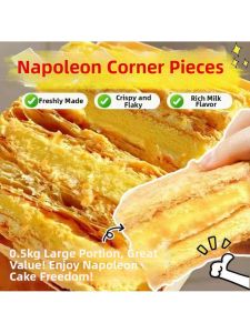 Napoleon Pastry Trim Snack Whole Box Cream