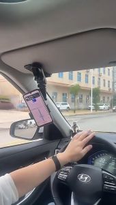 SUN VISOR Phone Holder Universal Car Phone Holder Mount 360 Degree Rotation Smartphone Stand Cell Phone Clip Support