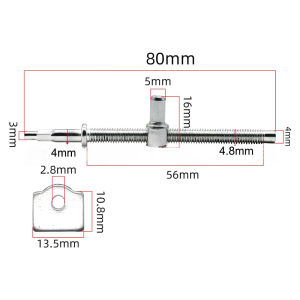 [ZY]Metal Chainsaw Tension Chain Adjuster Screw Nut Black/Silver Gray Metal For 5016/6018 Electric Saw[ZY]