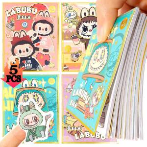 Labubu Notebook Stickers: Colorful Anime Stickers & DIY Journal Stickers