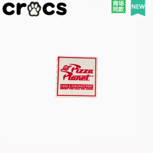 Crocs Cartoon Pizza Planet Shoe Buckle Accessory Hole Shoe Flower Design Fashionable Shoe Parts And Accessories