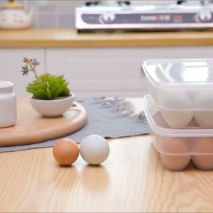 34 Grids Egg Storage Box Tray Pane Container Case Holder Keeping Perservation With Lid Cover Transparent Refrigerator