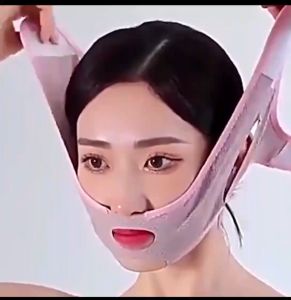 Sabuk Penirus Pipi Wajah & Penghilang Double Chin: Masker Pelangsing Wajah Dagu