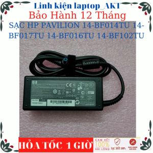 SẠC LAPTOP HP PAVILION 14-BF014TU 14-BF017TU 14-BF016TU 14-BF102TU- Sạc HP 19.5V-3.33A-65W chân kim nhỏ xanh(4.5*3.0mm)