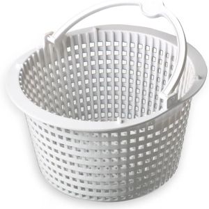 Pool Skimmer Filter Basket Replacement with Handle Compatible with Standard Pool Cleaning Systems