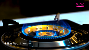 Senz Table Top Linear Flame Gas Stove with Safety Valve GS303