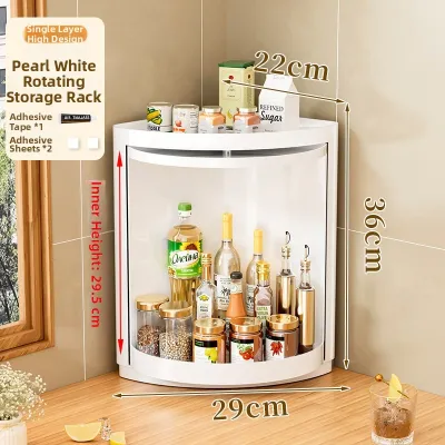 MAIYUQI | Triangle Rotatable Corner Storage Rack