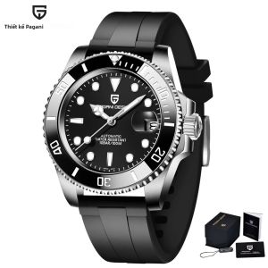 Đồng Hồ Đeo Tay Nam Pagani Design 2025 Mới Máy Cơ Tự Động NH35A 40mm Thép Không Gỉ Kính Sapphire Chống Nước Dành Cho Doanh Nhân