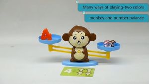 Mainan Edukasi Anak Berhitung Monkey Balance Belajar Matematika Math Toys