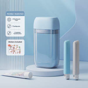 MONLEYTA | Travel Portable Wash Cup Set Full Set Of Toiletries Storage Bag Toothbrush Three-In-One Manliata Brand From China