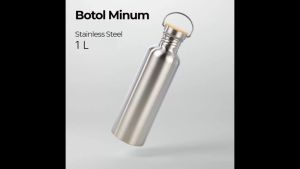Botol Minum Stainless Steel 1L - Silver