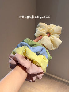 Dây Buộc Tóc Vải Gagakuso Siêu Lớn Giản Dị Cho Tóc Đuôi Ngựa Buộc Tóc Tròn Đi Làm Phụ Kiện Tóc Mới Về Mùa Xuân 2025