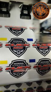 HONDA CLICK 160 STICKER DECAL BADGE waterproof vinyl sticker  choose HOLOGRAM GLOSSY or REFLECTIVE