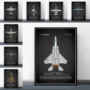 Eurofighter Typhoon Lancaster Máy Bay Ném Bom Poster Hiện Đại In Canvas Unframed Nghệ Thuật Treo Tường Trang Trí Nhà Phong Cách Cổ Điển Phong Cảnh Bức Tranh Tường