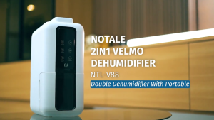Notale 2in1 Dehumidifier Velmo With Mini Air Dryer Portable Penghilang Kelembaban & Penyaring Udara Serap Lembab Multifungsi 2 in 1 NTL-VD88