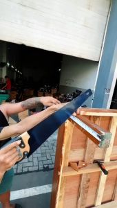 Gergaji Tangan Kayu Super Tajam Potong Kuat Geraji Pemotong Pipa Pohon Hobi Pekerjaan Serba Guna