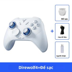 Tay Cầm Chơi Game Flydigi Direwolf 4 Với Cần Điều Khiển Có Thể Điều Chỉnh Lực Kích Hoạt Tuyến Tính Hall Bộ Điều Khiển Không Dây Cho PC/Switch1/2 - USB/Bluetooth/2.4G