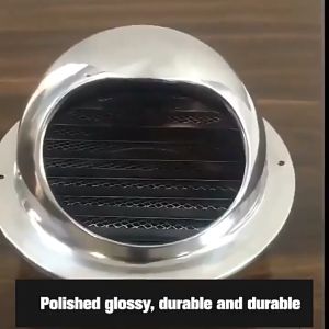Wall top vent 304 stainless steel exhaust cap fence Air outlet rat-proof range hood ventilation pipe Exhaust hood