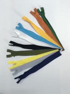 10pcs 15cm 20cm 35cm 45cm 50cm 60cm 65cm Invisible Zippers Nylon Coil Zipper Tailor For Handcraft Sewing Cloth Accessorie