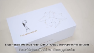 Portable Handheld Cold Laser LLLT Device 810nm Infrared & 650nm Low Level Laser Home Light Wellness Device for Body Discomfort Sports Strain & Tissue Recovery