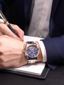 Relogio Masculino Top Brand Mens Luxury Watch Stainless Steel Luminescence Clock Casual Chic 3Bar Waterproof Outdoor Sport Watch