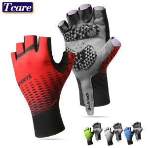1 Pair Sports Cycling Gloves for Men Bike Gloves 5MM Padded Biking Gloves Half Finger Bicycle Gloves for Women Breathable & Shockproof Summer Road Bike Gloves for Cycling Running Working Out