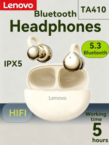Lenovo | Lenovo TA410 Bluetooth 5.4 Wireless Earphones Open-Ear Bone Conduction Ear Clip Design Ultra-Light Comfortable Wearing Earphone