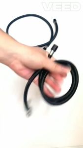 Dây bơm hơi 2 đầu búa kẹp van dài 80cm Ống bơm hơi vặn van 2 đầu dài 80cm bơm xe ô tô xe máy xe đạp Vòi bơm lốp xe may ô tô