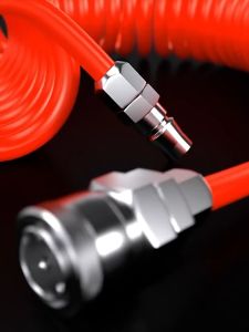 Selang Angin Kompresor Spiral / PE 6meter Kondenki / Selang Angin PE Kompresor udara / Recoil PE Hose 6 Meter - Selang Angin Kompresor Udara Spiral KODENKI