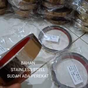 STIKER LIST GOLD WALLMOULDING PANJANG 3 METER BAHAN BESI